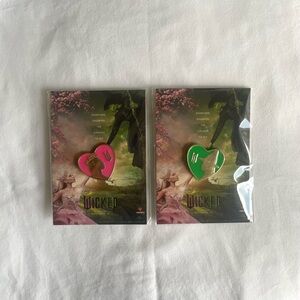WICKED Collector’s Item Heart-Shaped Pins